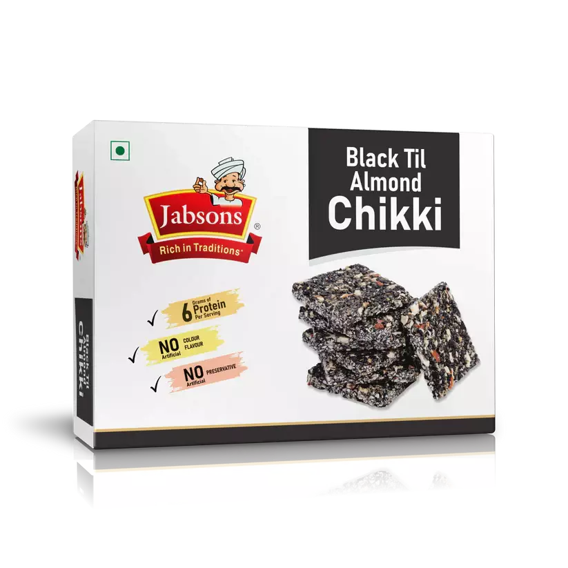 Jabsons Black Til Almond Chikki